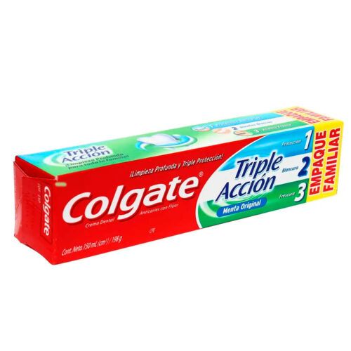 Colgate Triple Action Fluoride Toothpaste Original Mint, 150 ml