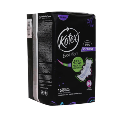 Kotex Evolution Dual Night Cover
