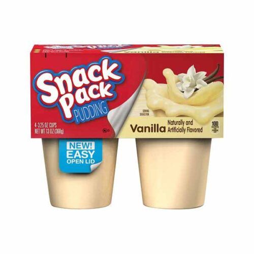 Hunt’s Snack Pack Vanilla Pudding Pack 4 Uni