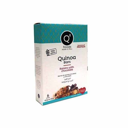 Quinoa Bars – Raisins with chocolate 180 gr