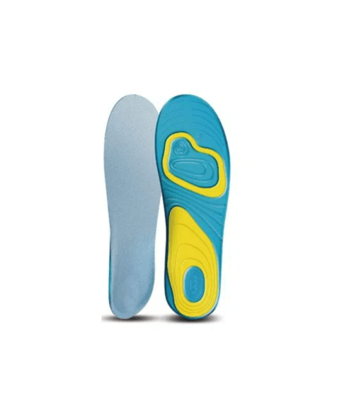 Blue Yellow Shock Absorbing Silicone Shock Absorbing Silicone Insoles