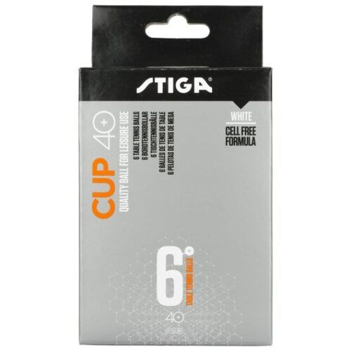 Table Tennis Table Tennis Balls Stiga Cup X 6 pcs