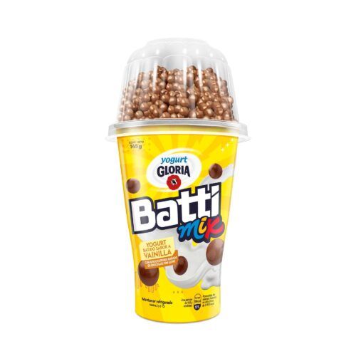 Gloria Battimix Vanilla Vanilla Yogurt With Chocolate Balls