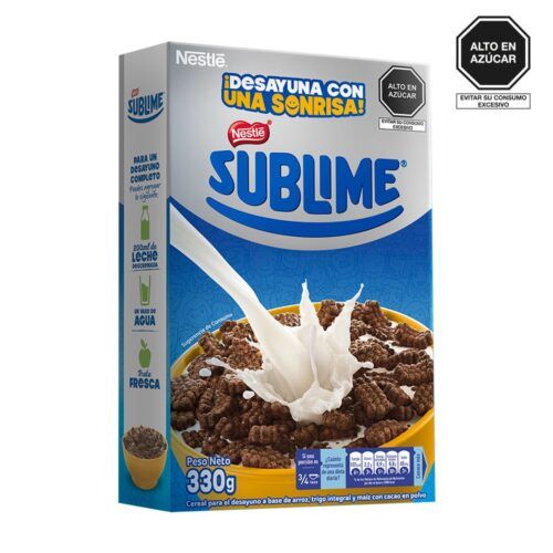 Sublime Rice Wheat Corn & Cocoa Cereal 330 Gr