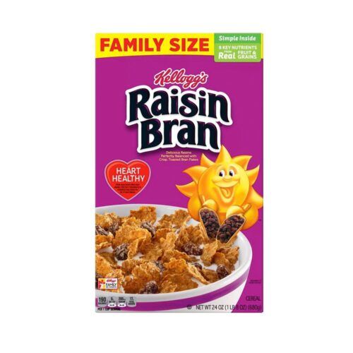 Raisin Bran Breakfast Cereal Kelloggs 680 Gr