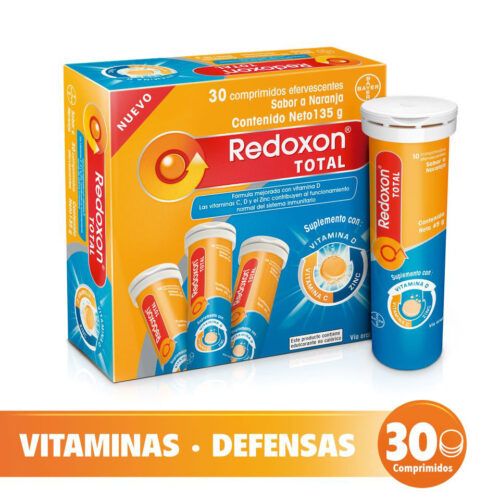 Redoxon Total Effervescent Tablet Orange Flavor