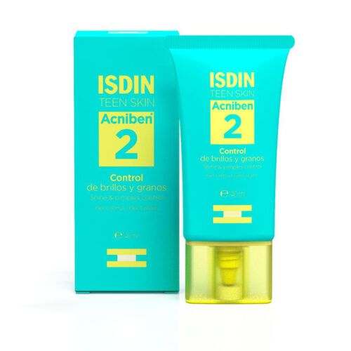 Acniben Shine and Pimple Control Isdin Teen Skin Gel Cream - 40 ML Tube