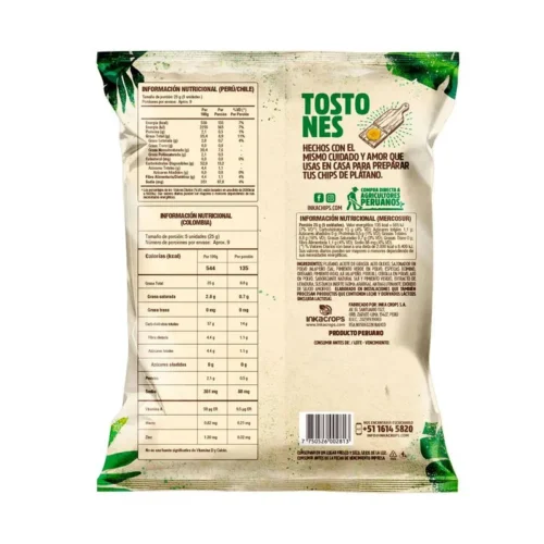 Alternative view of Tostones Inka Chips Jalapeño Flavor 230g