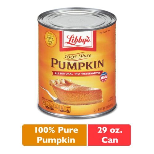 Libby's 100% PURE PUMPKIN 29 oz. Can ~ Gluten Free Superfood! Makes 2-9" Pies