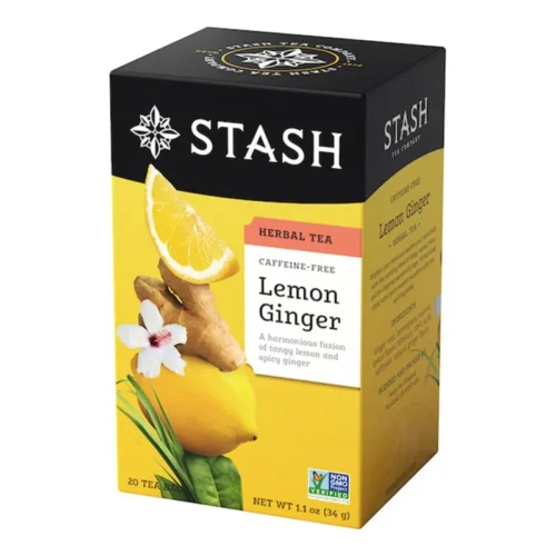Caffeine-Free Herbal Infusion Lemon Ginger Stash 18un
