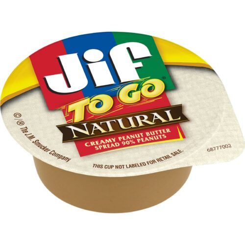 Jif To Go Natural Creamy Peanut Butter Spread 1.5 ounce