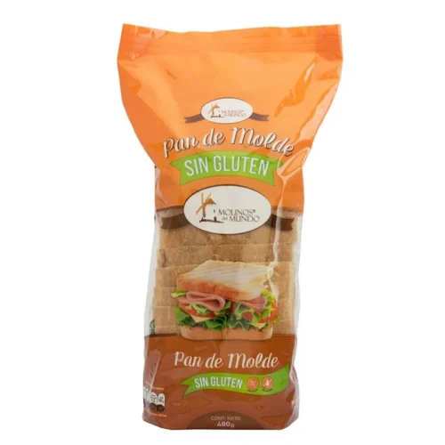 Gluten-Free White Bread Molinos del Mundo 480 g bag