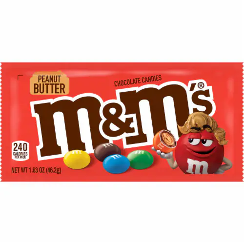 M&M's® Peanut Butter Chocolate Candies, 1.63 oz
