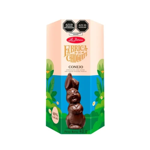 Easter Rabbit Chocolate La Ibérica 40g
