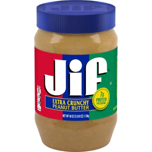 Jif Peanut Butter, Extra crunchy, 40 oz (2 lb 8 oz) 1.13 kg