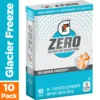 Gatorade G Zero Sugar Glacier Freeze - Mezcla para bebida deportiva en polvo, 10 sobres