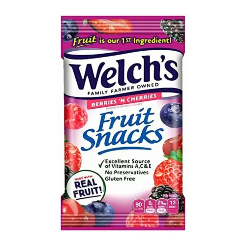 Welch's Fruit Candy Snacks Berries and Cherries 63.7g