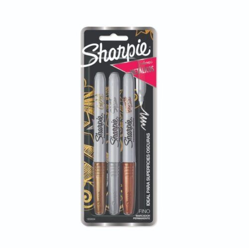 Sharpie Metallic Fine Point Permanent Marker Pack 3 pcs.