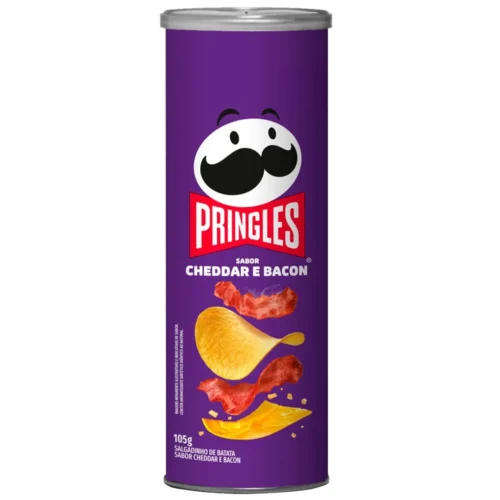 Pringles Cheddar & Bacon Potatoes Can 105g
