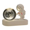 Resin Lamp Astronaut Model With 3D Sphere of Warm Led Light
