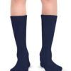 Blue stockings a little thick