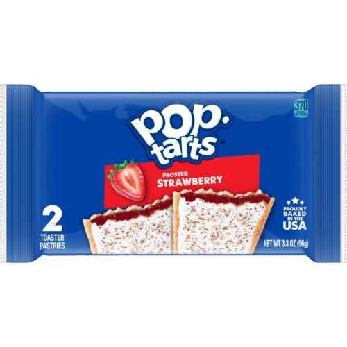 Pop-Tarts Frosted Strawberry, 3.3 Ounce
