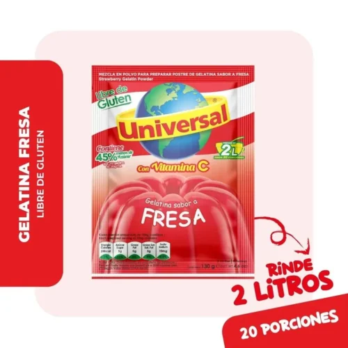 Universal Strawberry Jelly Sachet 130g