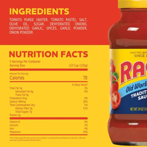 Alternative view of Ragu Old World Style Traditional Sauce