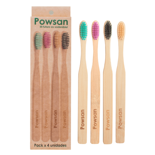 POWSAN PACK BRUSH X 4UNID