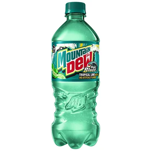 Mtn Dew Soda Baja Blast - 20 Fl. Oz
