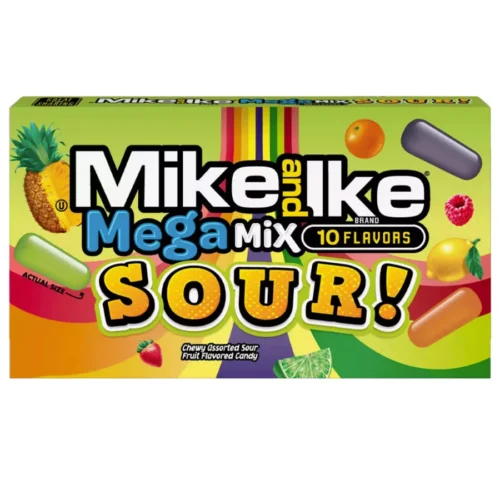 Theater Mike and Ike Acid Mega Mix Chewables 120 g