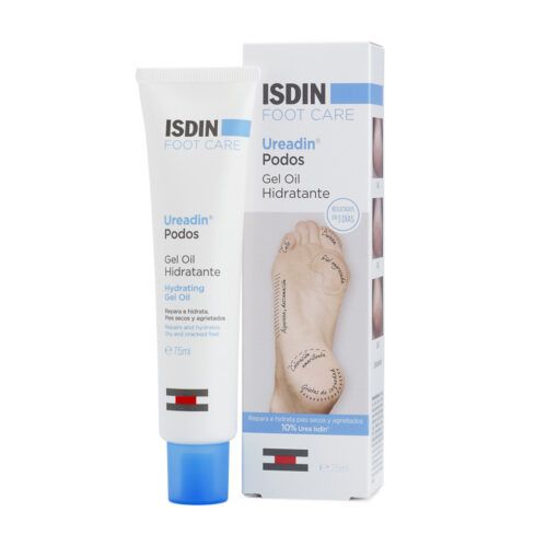 Moisturizing Oil Gel for Dry and Cracked Feet Ureadin Podos Isdin Foot Care
