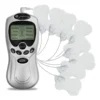 Electrostimulator + 8 Digital Patches TENS Waves Passive Exercise