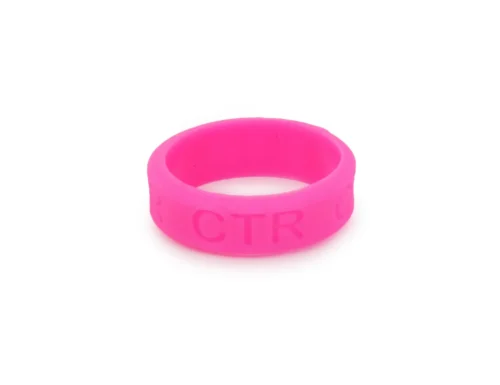 Pink Silicone CTR Rings for Primary Children & Youth