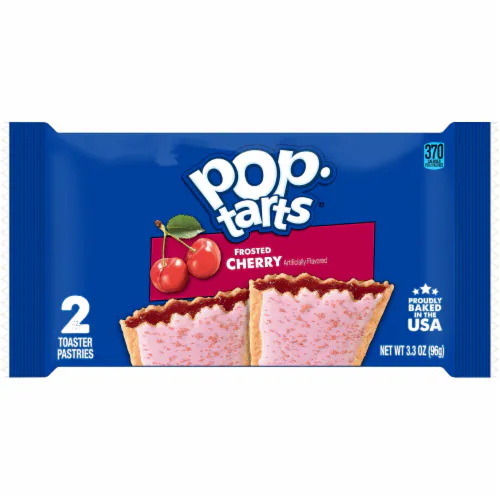 Pop-Tarts Frosted Cherry, 3.3 Ounce