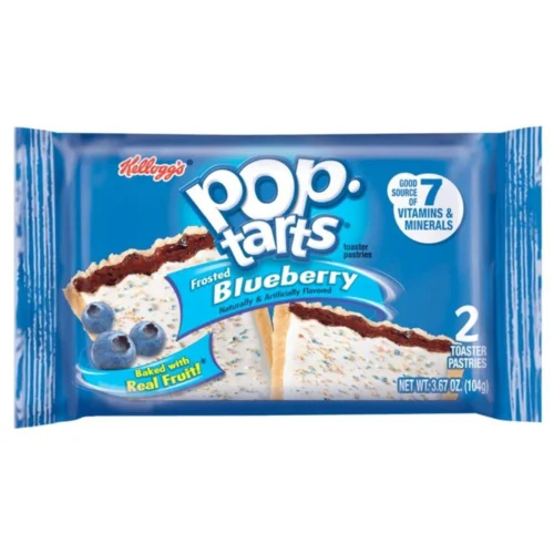 Pop-Tarts Frosted Blueberry, 3.3 Ounce