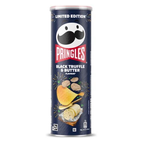 Passport black truffle & butter potato snack Pringles jar 165 g