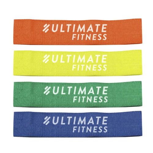 Pack of 4 Pro Circular Loop Elastic Resistance Bands