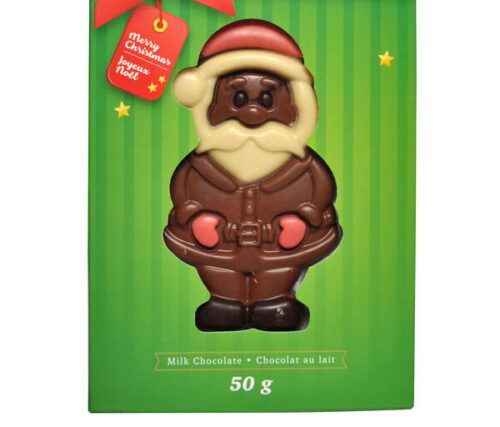 Milk chocolate Christmas character Santa
