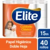 Elite Classic Care Double-Ply Toilet Paper, 40 rolls