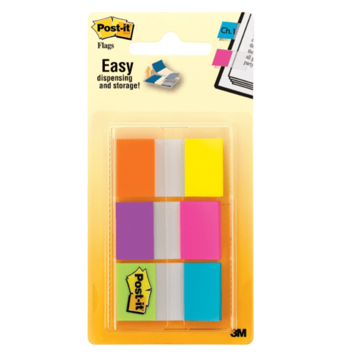 3M Post-It Sticky Flags 23.8 x 43.2 mm 60 Sheets