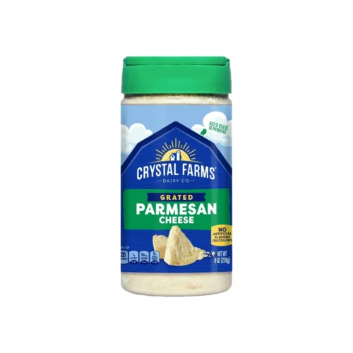 Grated Parmesan Cheese 226 g package Crystal Farms