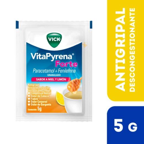 Vitapyrena Forte Cold Remedy Honey and Lemon Flavor - Box of 50