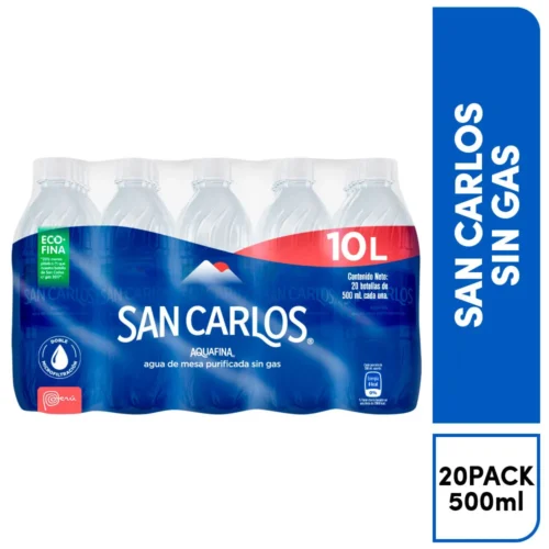San Carlos Still Water Pack of 20 Units, 500ml each