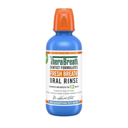 Thera Breath Invigorating Icy Mint Mouthwash 473ml