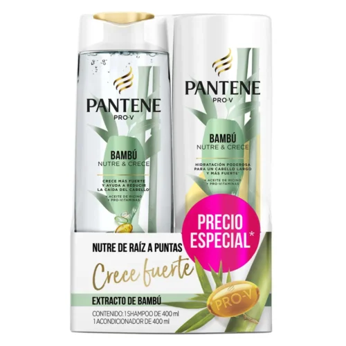 Pantene Pro-V Bamboo Set: 400ml Shampoo + 400ml Conditioner