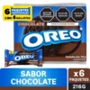 Six-Pack of Chocolate-Flavored Oreo Cream Cookies, 36g