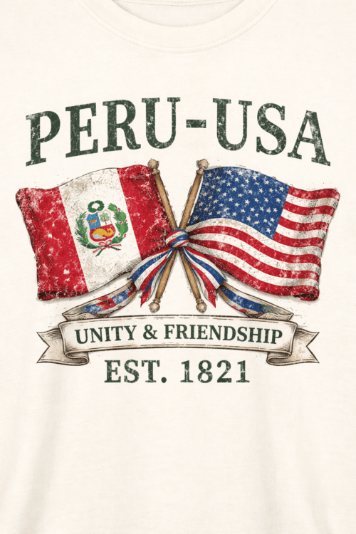 T-shirt Peru - USA