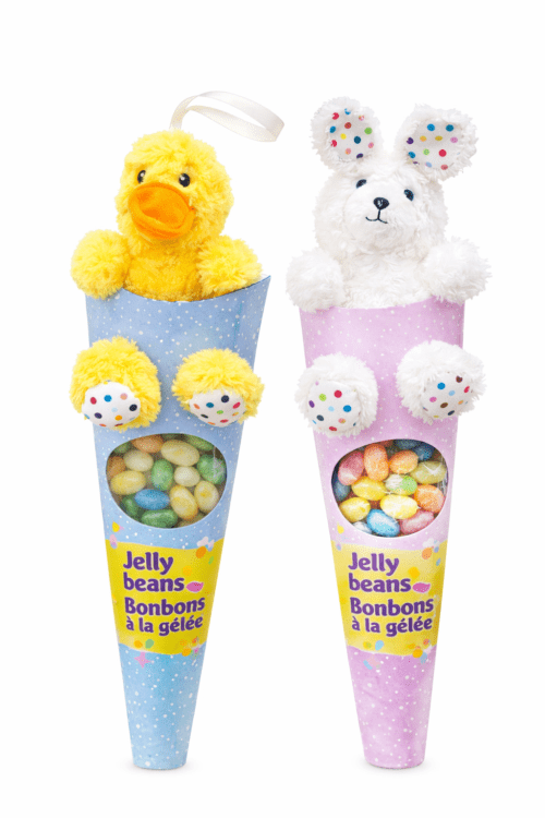 Easter Plush Bunny Sparkle Jelly Bean 50 g