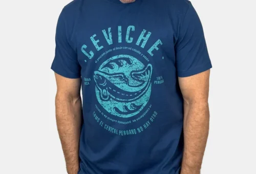 Apache Blue Ceviche Polo Shirt